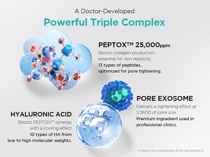 Dr.ninteen V.Peptox Jelly Tonerㅣ13 Peptides 25,000ppm + 10 Hyaluronic Acid(HA) + ExosomeㅣEssence Toner for Pore Tightening & CoolingㅣK-Skincare (5.07 fl.oz.)-FemmiqueWomen