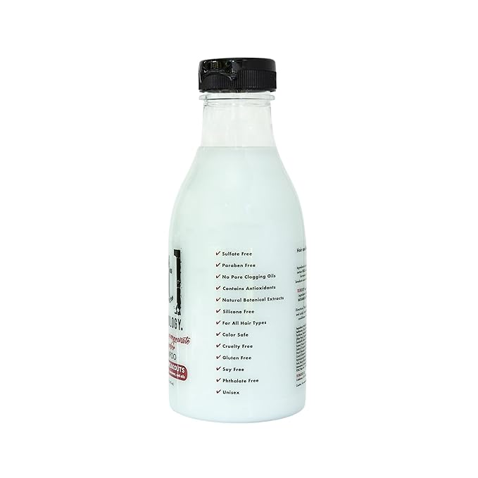 Teenology Shampoo for Teens - Avoid Forehead and Body Breakouts - No Sulfates or Parabens, Noncomedogenic, Natural Botanical Extracts, 16 oz. (Blueberry Pomegranate Cucumber)-FemmiqueWomen