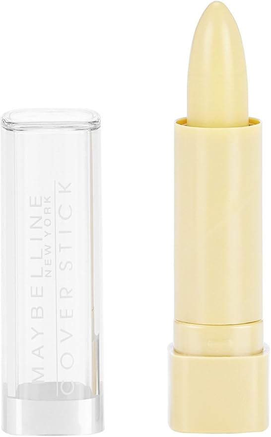 Maybelline New York Cover Stick Corrector Concealer, Yellow Corrects Dark Circles, 0.16 oz.