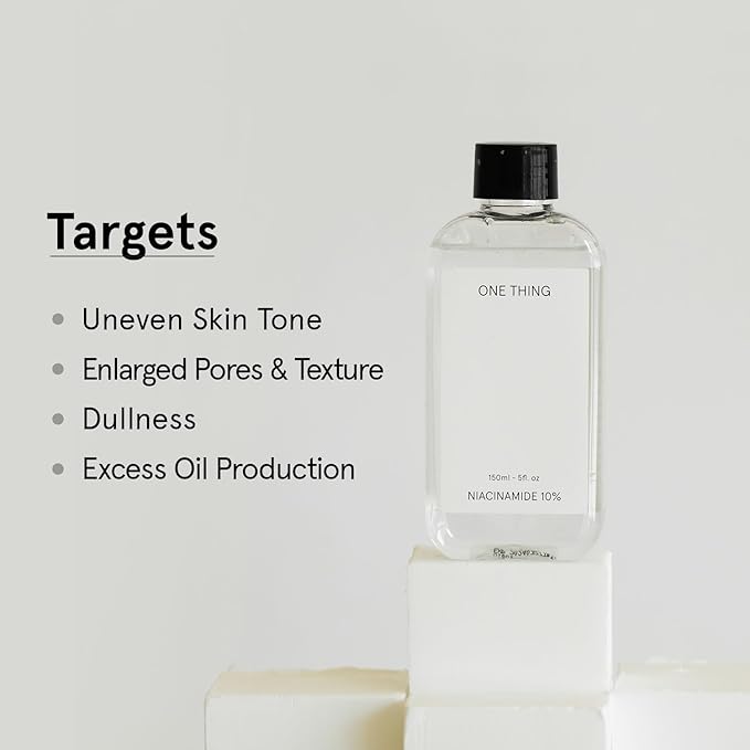 ONE THING Niacinamide 10% Toner 5.07 Fl Oz | Vitamin B3 Hydrating Revitalizing Soothing Facial Daily Essence Dull, Oily Skin | Discoloration, Redness, Acne Scars Relief, Uneven Tone | Korean Skin Care-FemmiqueWomen