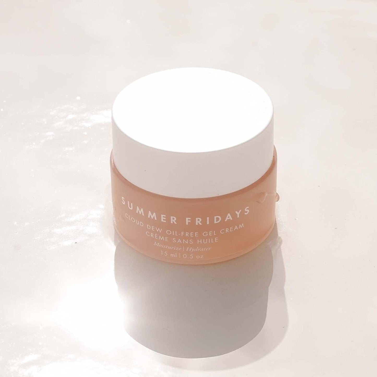 Summer Fridays Cloud Dew Gel Cream Moisturizer Mini - Lightweight Face Moisturizer with Hyaluronic Acid + Ceramides for Skin Plumping Hydration and Glowing Skin (0.5 Fl Oz)-FemmiqueWomen