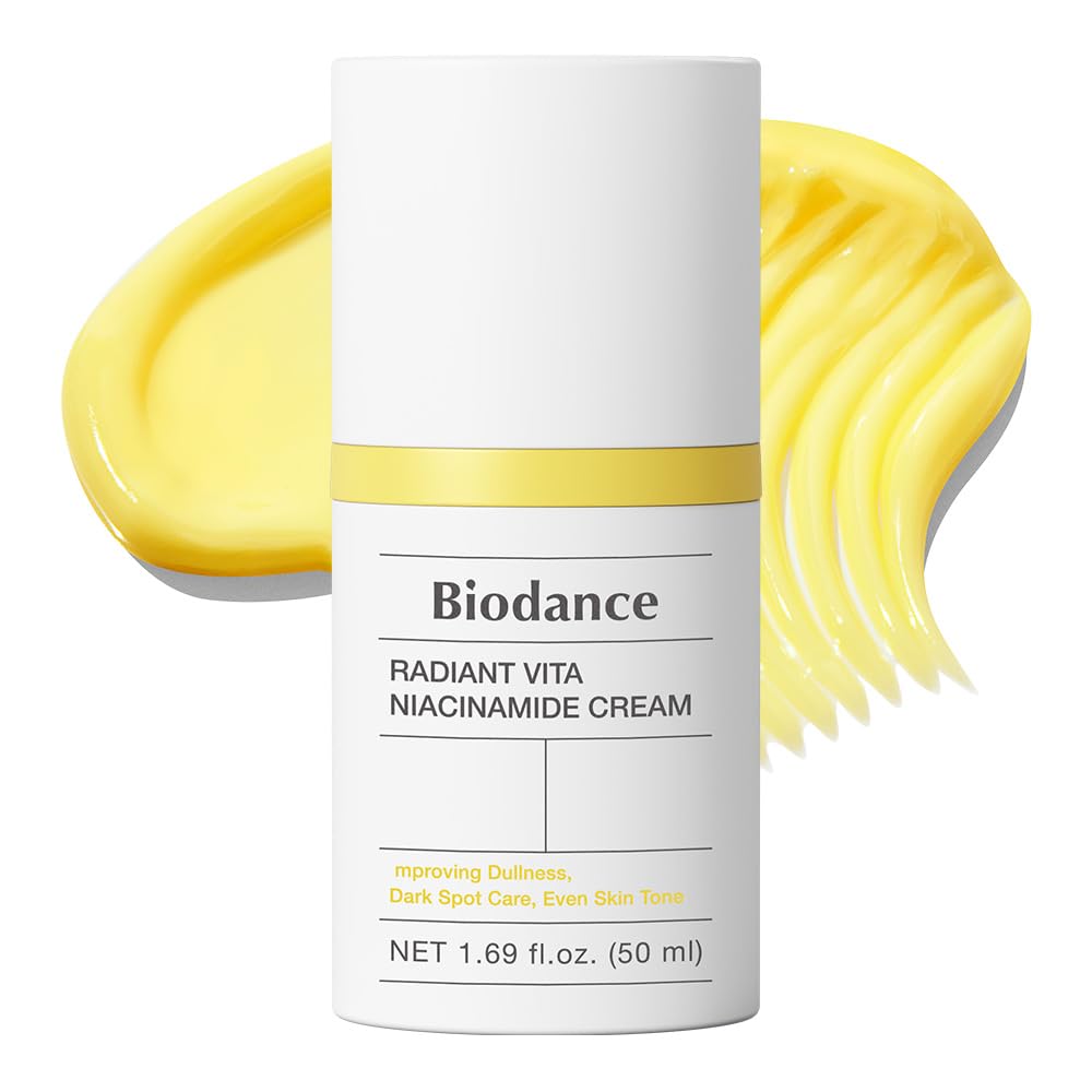 BIODANCE Radiant Vita Niacinamide Cream, Brightening, Dark Spot Correcting Facial Moisturizer, Korean Skincare | 1.69 fl.oz, 50ml-FemmiqueWomen