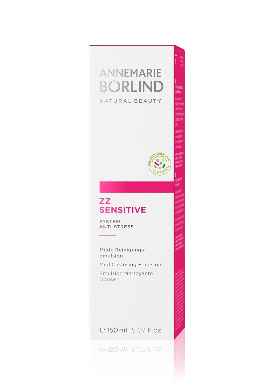 ANNEMARIE BÖRLIND - ZZ SENSITIVE Mild Cleansing Emulsion - Facial Wash with Hyaluronic Acid and Golden Orchid to Remove Impurities on Sensitive Skin and Restore the Skin Flora - Step 1 of 5-5 Oz-FemmiqueWomen