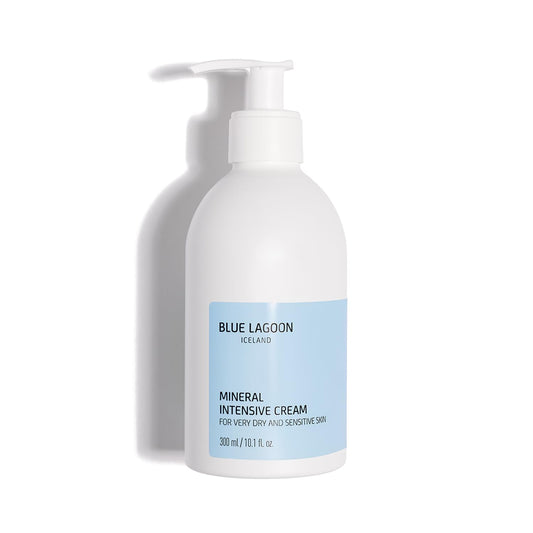 Blue Lagoon Skincare Mineral Intensive Cream – Psoriasis Cream & Psoriasis Treatment for Skin – Rich Moisturizer with Seawater, Hydrates, Soothes, Prevents Dry Skin, 300ML-FemmiqueWomen