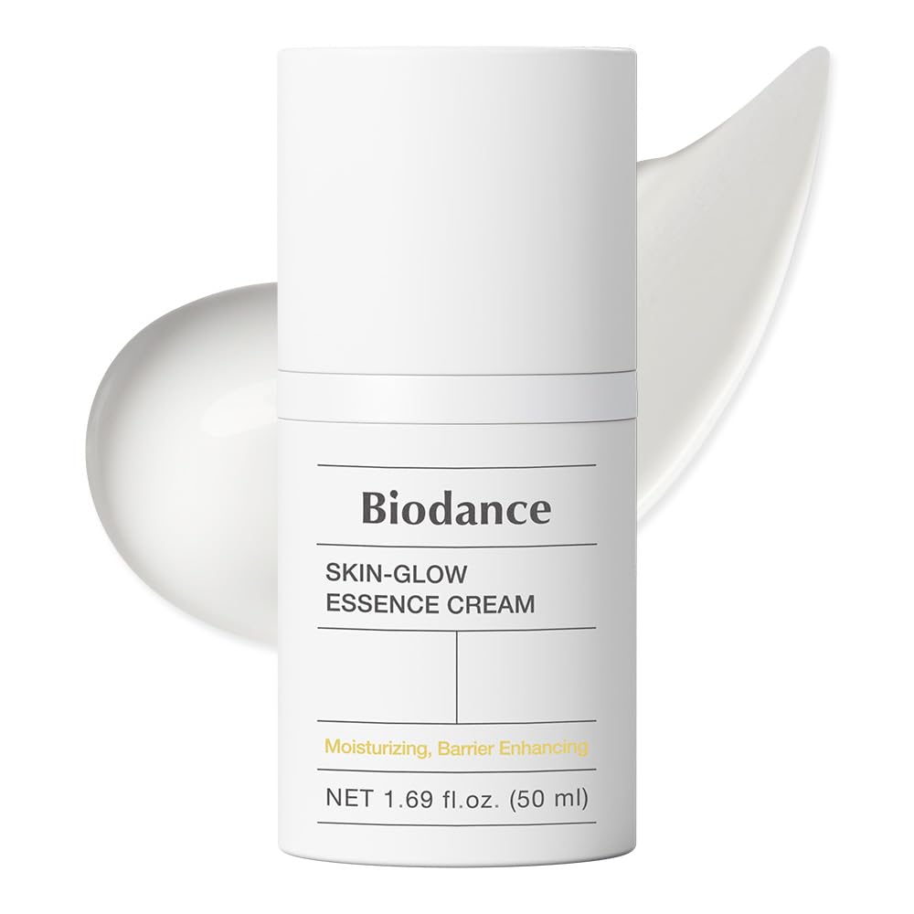 BIODANCE Skin-Glow Essence Cream, Moisturizing, Anti-Aging, Hyaluronic Acid & Ceramide Facial Moisturizer, Korean Skincare | 1.69 fl.oz, 50ml-FemmiqueWomen