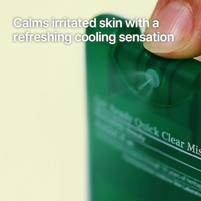 Pyunkang Yul PKY Ultimate Get Ready Quick Clear Mist for Sensitive Skin, Intensely Calms & Soothes Redness with Cica & Tea Tree, Compact size, Korean Skincare (0.51 Fl. oz, 15ml)-FemmiqueWomen