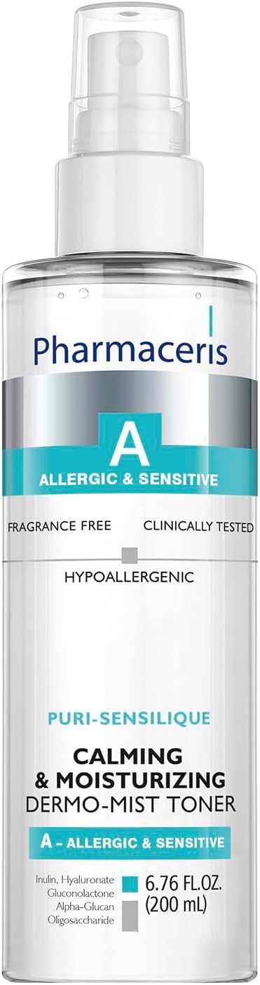 Calming Mist Toner, Soothing & Hydrating Face Mist for Sensitive & Allergy-Prone Complexion; Restores pH, Refreshes & Supports Skin’s Barrier & Microbiome Puri-SENSILIQUE, 6.76 fl oz-FemmiqueWomen