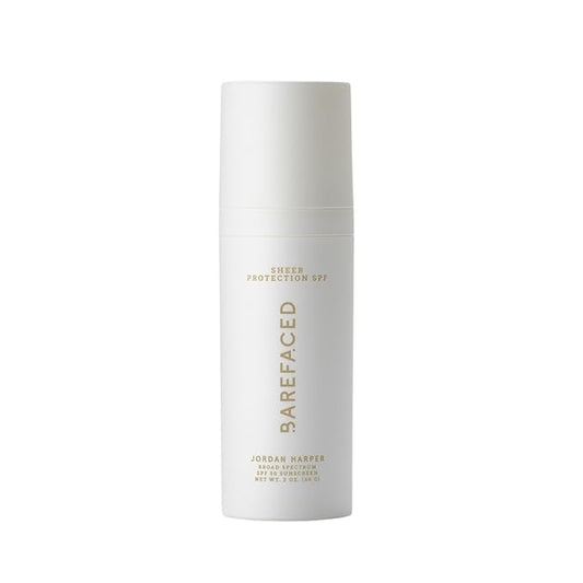 Barefaced Sheer Protection SPF 50+ – Broad-Spectrum Face Sunscreen for women with Zinc Oxide, Niacinamide & Hyaluronic Acid – Oil-Free UV Protection, Hydration & Anti-Aging with Universal Tint (60ml)-FemmiqueWomen