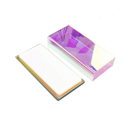 Eyelash Grafting Pallet with Cover, Dust-proof Acrylic Lash Tile holder, Eyelash Extensions Storage Gasket Pads (Dazzling S)-FemmiqueWomen