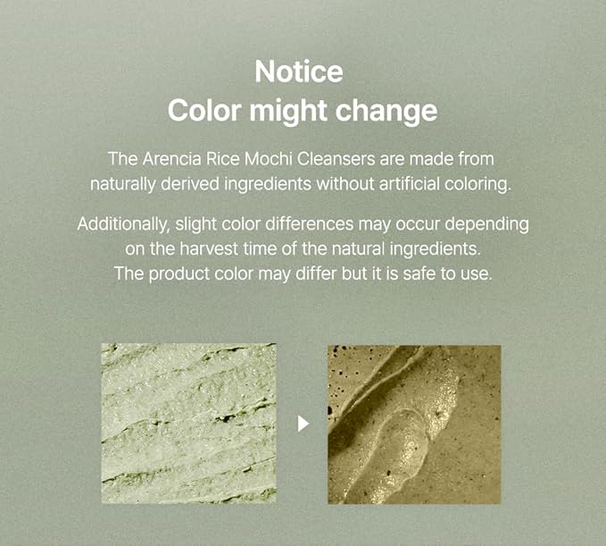 Korean Rice Mochi Face Cleanser - Face Mask, Foaming Cleanser, Gentle Scrub All in One - Deep Cleansing, Moisturizing, Pore Minimizing, Removing Blackhead- with Rice Water & Green Tea, Mugwort-FemmiqueWomen