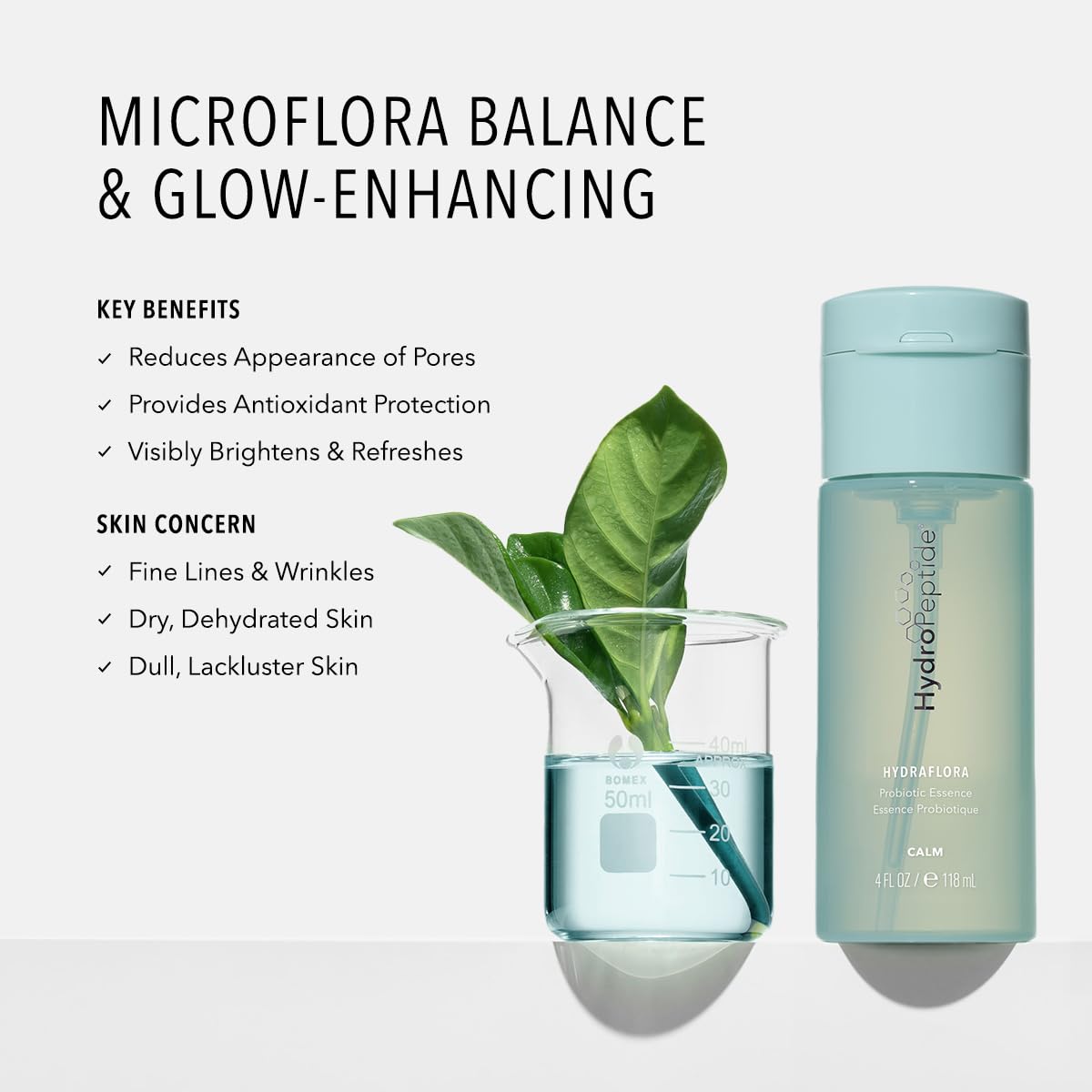 HydroPeptide HydraFlora, Probiotic Toner Essence, Balances, and Better Skin, 4 Ounce-FemmiqueWomen