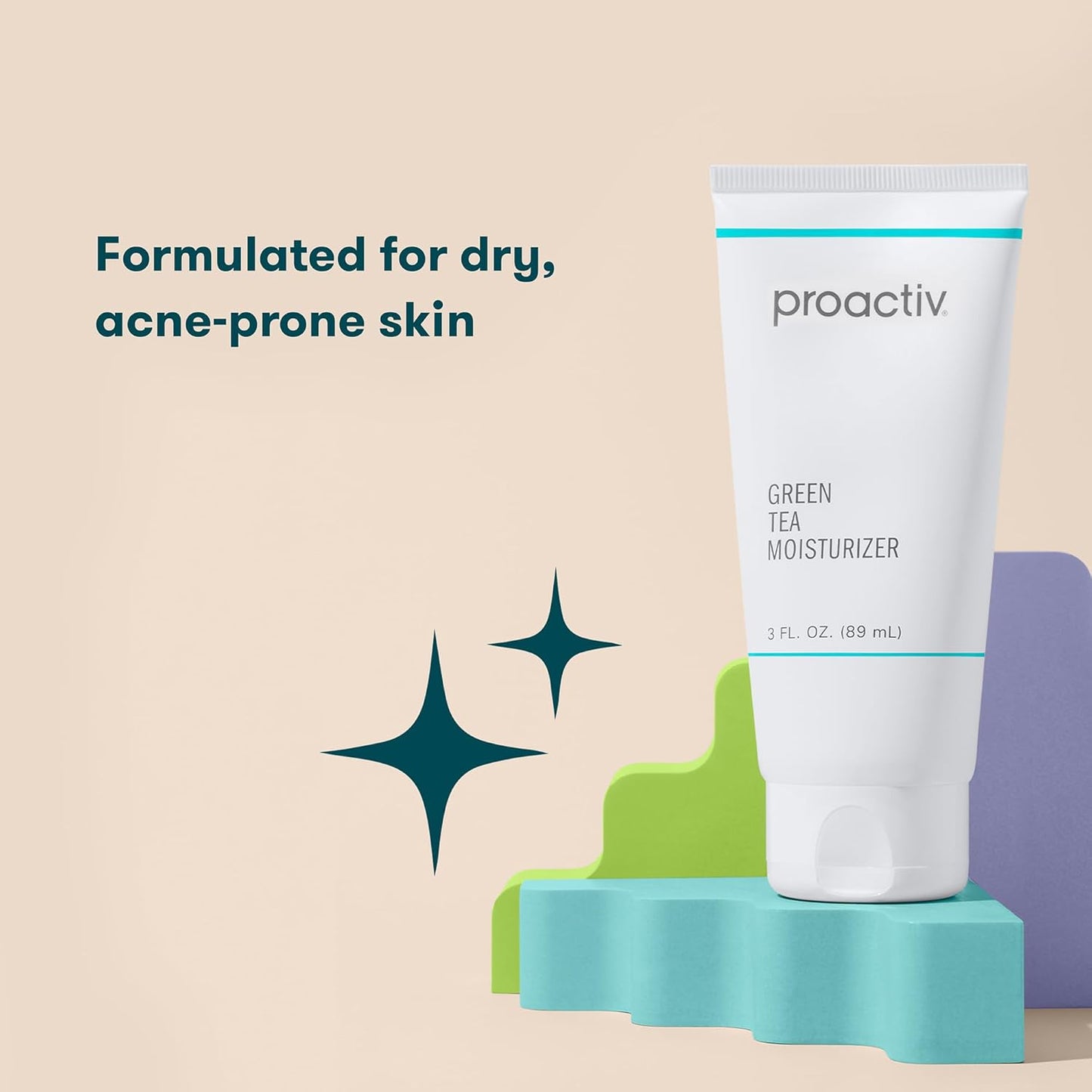 Proactiv Green Tea and Hyaluronic Acid Moisturizer for Dry Skin, Hydrating Face Moisturizer for Oily Skin, Dry Skin and Acne Prone Skin - 3 Oz-FemmiqueWomen