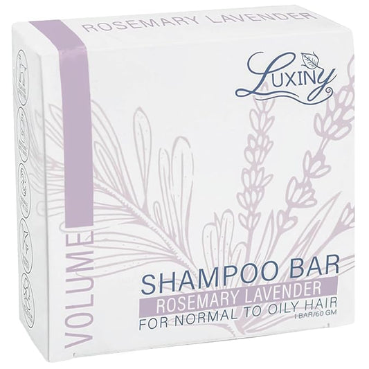 Rosemary Lavender Volumizing Shampoo Bar, Vegan, Sulfate-Free, Made in the USA, with Rice Protein for Fine Hair, Eco-Friendly, Plastic-Free, Up to 60 Washes-FemmiqueWomen