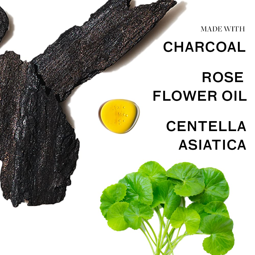 Lumin Charcoal Face Wash for Men Skincare - Daily Detox, Hydrating Face Cleanser, Removes Impurities, Exfoliates, Unclogs Pores, Controls Oil, Soothes Irritation, All Skin Types, 2 Pack-FemmiqueWomen