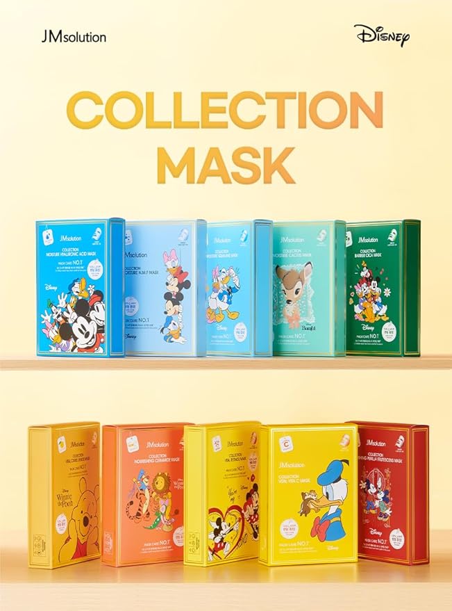 JMsolution Disney Collection N.M.F Mask- Moisture Elastic-Korean Skin care facial mask 10EA-FemmiqueWomen