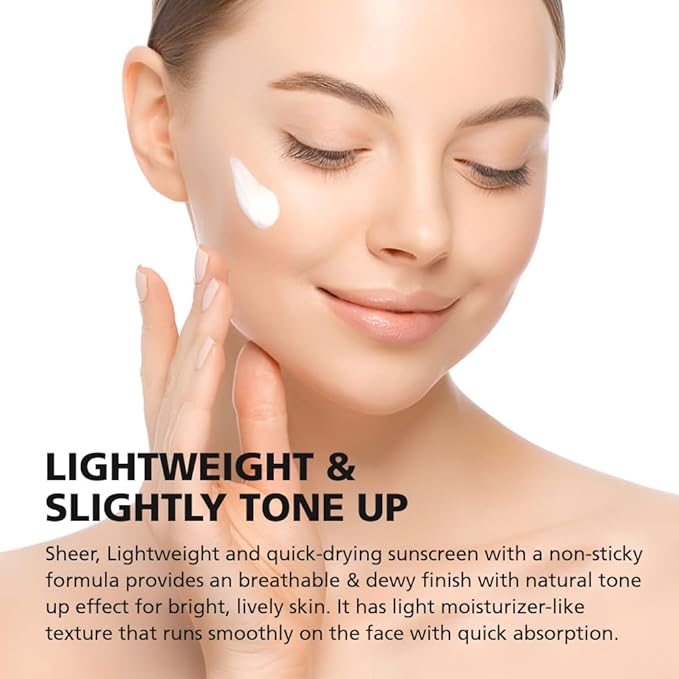 AP Fruity Waterproof Daily Sunscreen 2.03 Fl Oz SPF 50+ PA+++ | Strong UV Protection | Slightly Tone Up | Silky Semi-Matte Finish | Sweat-Resistant | Korean Skincare-FemmiqueWomen