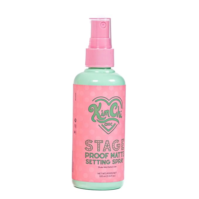 Kimchi Chic Beauty Stage Proof Matte Setting Spray, Makeup Finishing Mist and Fixative for All Skin Types, 3.55 fl oz-FemmiqueWomen