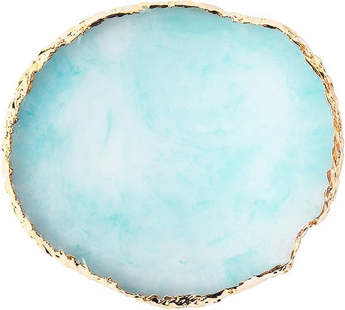 1 Piece Nail Art Palette Nail Polish Palette Mixing Palette Makeup Plate Nail Plates for Nail Art Nail Tip Holder Nail Art Display (1 Blue)-FemmiqueWomen