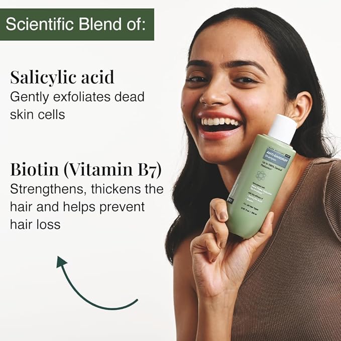 Bare Anatomy Expert Anti-Dandruff Shampoo Targets Oily Scalp And Sheds Dry Flakes Clears away dandruff flakes Relieves from excessive oil 8.4 Ounce-FemmiqueWomen