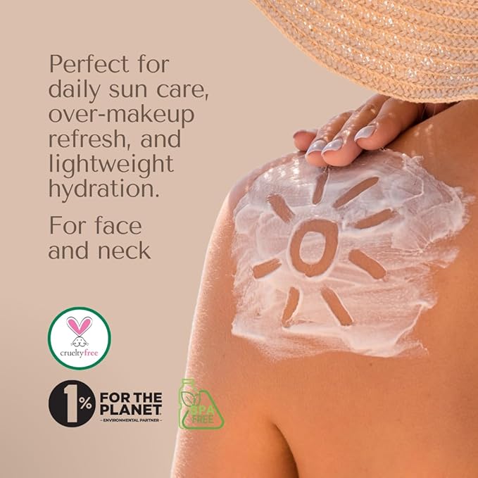 Organic To Green Completely Weightless Face Sunscreen Spray | Award-Winning Lightweight Organic Sunscreen | 29 SPF | 2 oz-FemmiqueWomen