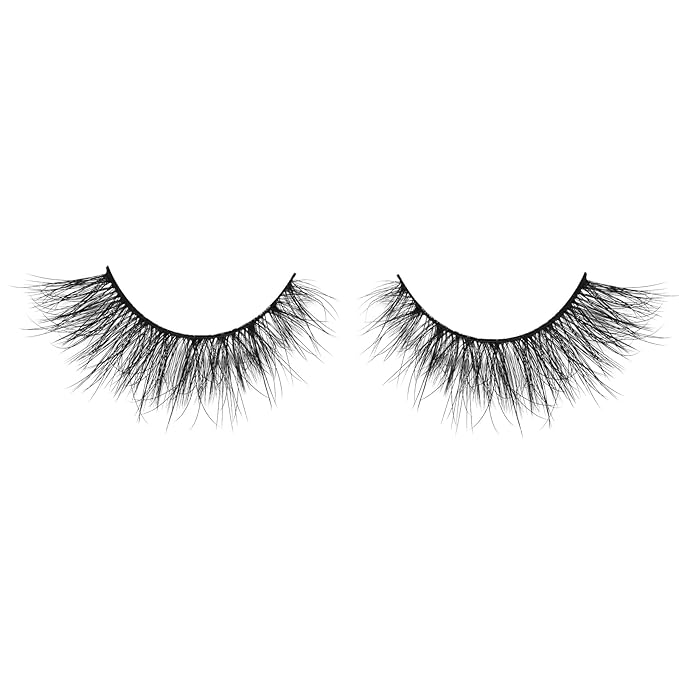 Fake Lashes Natural Wispy Lashes Airy Volume Faux Mink Lashes Fluffy Long False Eye Lashes Sets Pack 18MM Reusable Eyelashes A05-FemmiqueWomen