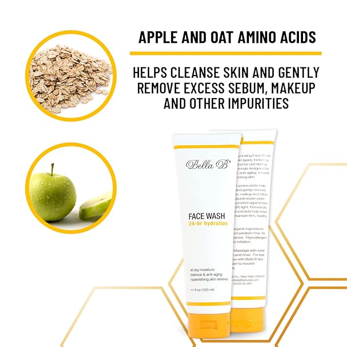 Bella B Bundle - Face Wash 4.1oz and Face Lotion 3.4oz-FemmiqueWomen