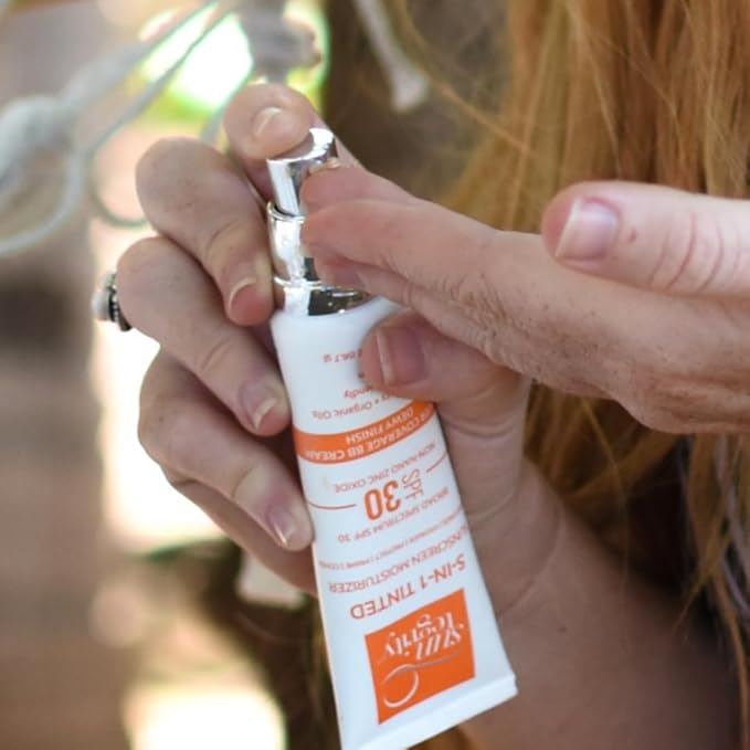 Suntegrity Tinted 5 in 1 Mineral Sunscreen for Face (SPF 30-2 oz) - Golden Light | BB Cream Moisturizer with Physical UVA/UVB Broad Spectrum Protection | Safe for Sensitive Skin-FemmiqueWomen