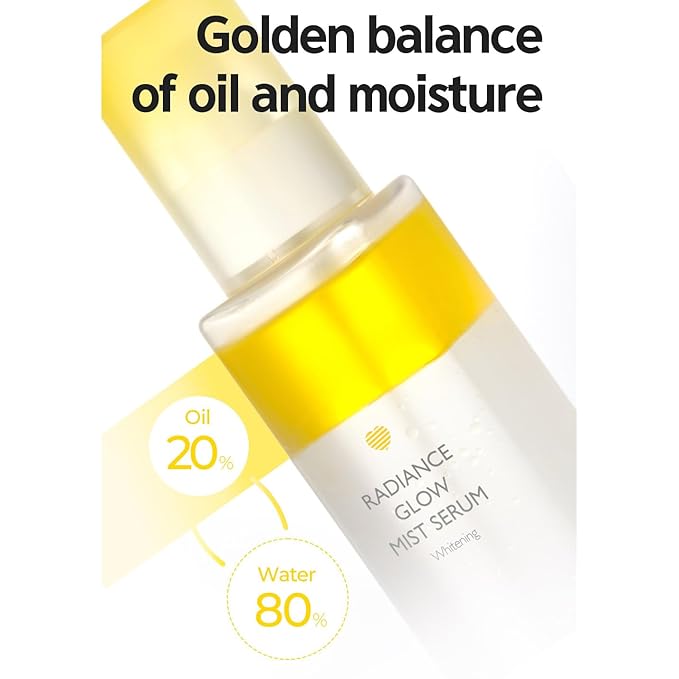 LALACHUU Glow Mist Serum – Hydrating & Soothing Face Mist Artemisia, Centella Asiatica, Evening Primrose, Korean Skin Care, Made in Korea, for Sensitive Skin (Radiance, 3.38 oz)-FemmiqueWomen