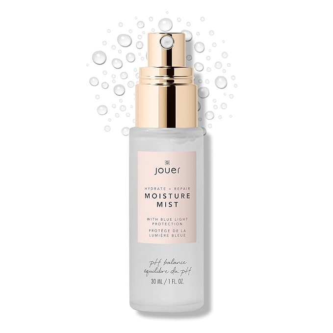 Jouer Hydrate & Repair Moisture Mist with Blue Light Protection, 30ml - Face Spray Mist Hydrating - Makeup Refreshing Mist - Vegan Friendly - Paraben, Gluten, Cruelty & Talc Free-FemmiqueWomen