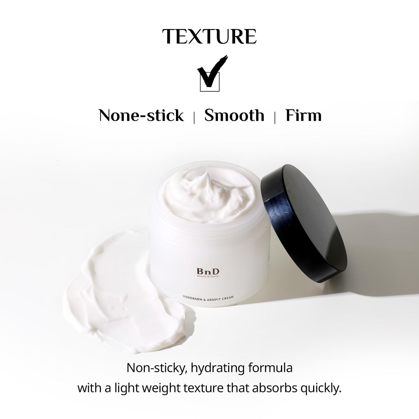 BnD Underarm Cream 3.4fl oz Moisturizing cream Body care Personal hygiene Korean beauty-FemmiqueWomen