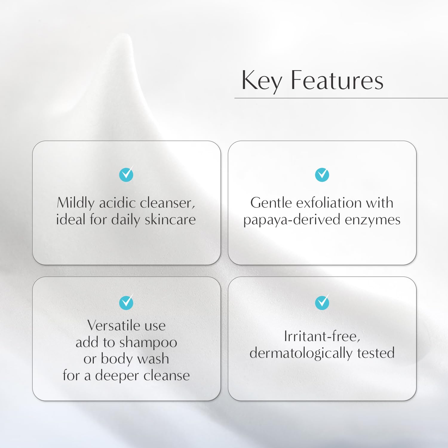 Petitfee B-Glucan Enzyme Wash, Facial Cleanser, Cleansing Powder with Papaya Extract Papain, Rice Ferment Extract for Gentle, Daily Exfoliation, Powder Soap, Cleansing Mask (80g (2.82o.z))-FemmiqueWomen