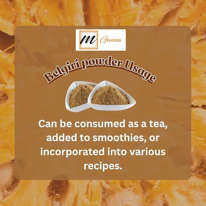 100% Natural Belgiri | Aegle Marmelos | Bael Phal Dry Bel | Wood Apple Powder for Healthy Hair and Skin 227 GMS / 0.5 LBS-FemmiqueWomen