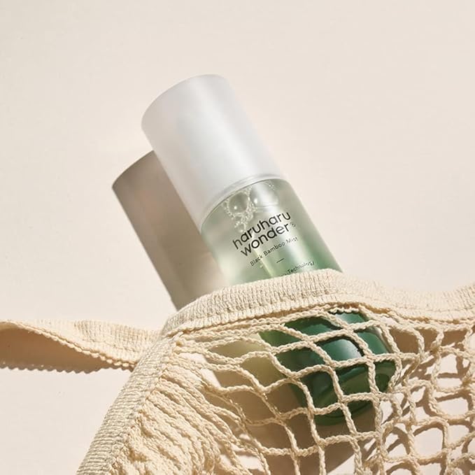 haruharu Wonder Black Bamboo Mist, 2.7 fl.oz. Hydrating and Firming Skin, Black Rice, Panax Ginseng for Clean and Smooth Skin Surface, Korean Skincare, Vegan, Cruelty Free-FemmiqueWomen