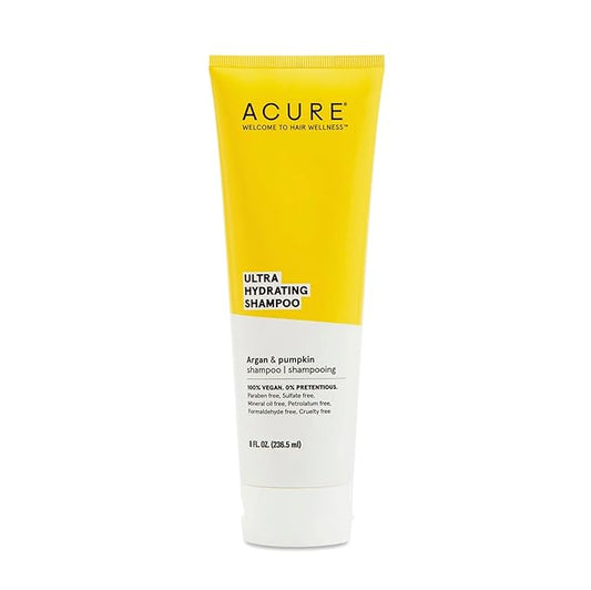 Acure Ultra Hydrating Shampoo – Deep Moisture & Nourishing Formula for Dry, Dehydrated Hair, Restores Hydration, Vegan, Sulfate & Paraben-Free, 8 Fl Oz-FemmiqueWomen