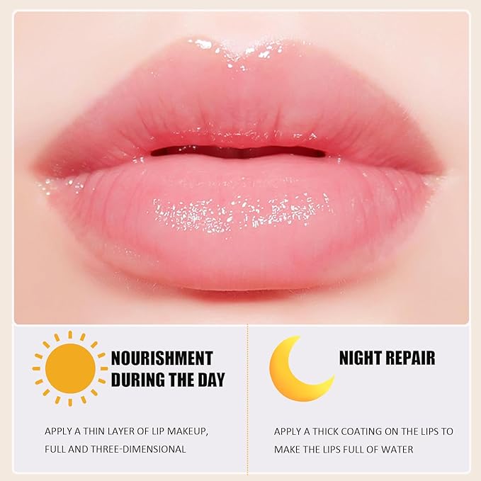 4 PCS Bee Lip Balm Honey Pot,Strawberry&Honey&Watermelon&Apple Lime Lip Sleeping Mask,Hydrating Prevention Dry and Cracked Lip Scrubs Exfoliator Lip Care,Moisturizing Lip Mask Overnight-FemmiqueWomen