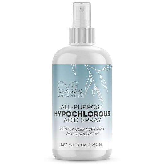 Hypochlorous Acid Spray for Face, Skin, and Body – 0.018% HOCl Facial Mist Toner, Hydrating Cleanser for Acne, Eczema, Rosacea, Eyelids, Pets, Workout, Baby, Back, Redness, Sensitive Care Spray-FemmiqueWomen