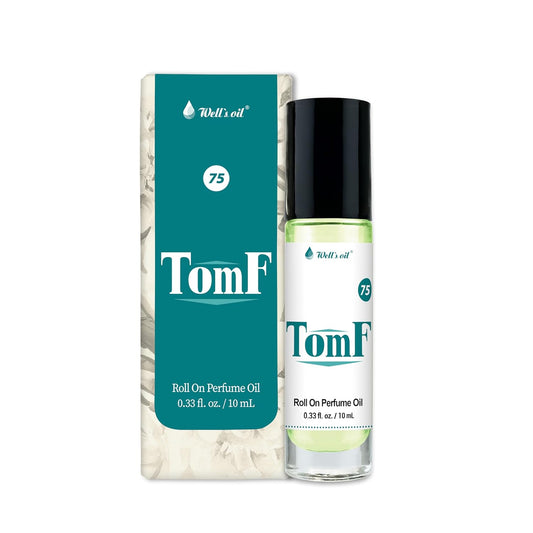 Well's Oil Well's Perfume Oil Roll-On (Tom F) | 10 ml / 0.33 fl Oz I Clean, Rich, Pure Scent | Alcohol-Free | Oil Based | Long Lasting | Concentrated Roll-on Perfumes for Women and Men-FemmiqueWomen
