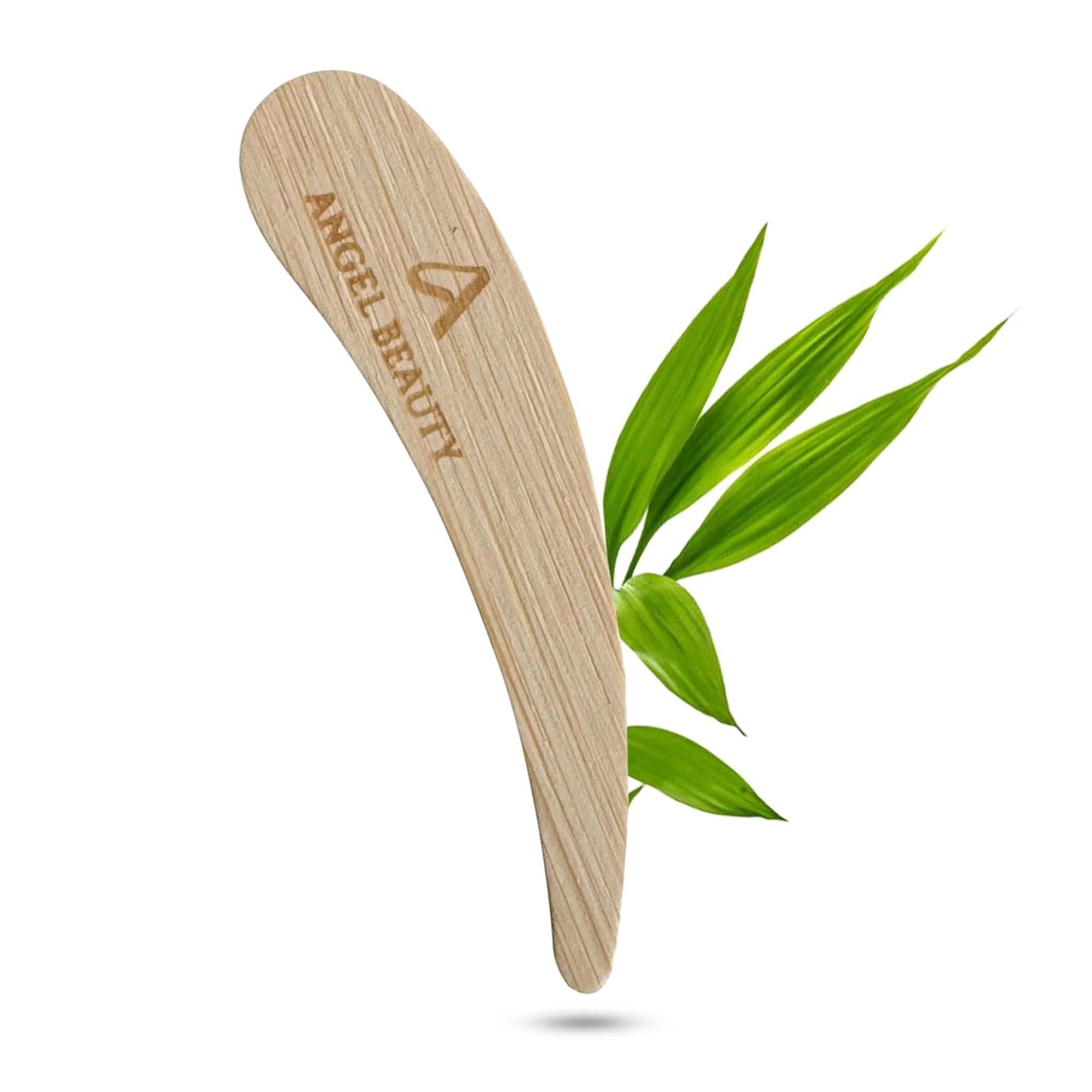 Bamboo 50-pack Cosmetic Facial Makeup Spoon Spatula Mini Makeup Spatula, Biodegradable Compostable Cosmetic Cream Spatulas Spoon, Skincare Scoop Applicator Facial Massage Beauty Tools BPA FREE-FemmiqueWomen