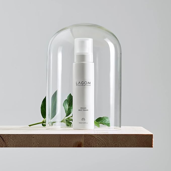 LAGOM Cellus Mist Toner Natural Moisturizing Spray, pH Balance, Subacid, Alcohol-Free, Zero-Irritation, Fragrance-Free, Facial Serum 4.05 Fl Oz-FemmiqueWomen