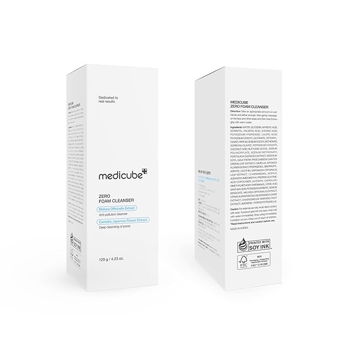 medicube Zero Foam Cleanser for Sensitive Skin - Sebum Control, Moisture Balance, and Pore Minimization | Korean Skincare-FemmiqueWomen