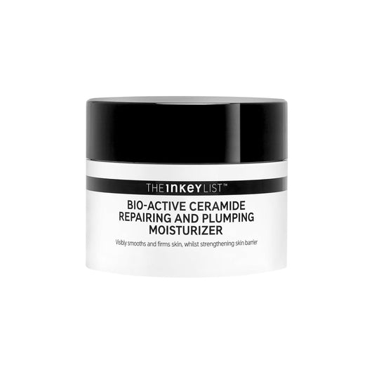 The INKEY List Bio-Active Ceramide Repairing and Plumping Moisturizer 1.7fl oz/50ml, Anti-Ageing Skincare, 24-Hour Hydration Cream, Vegan Friendly, Suitable For All Skin Types-FemmiqueWomen