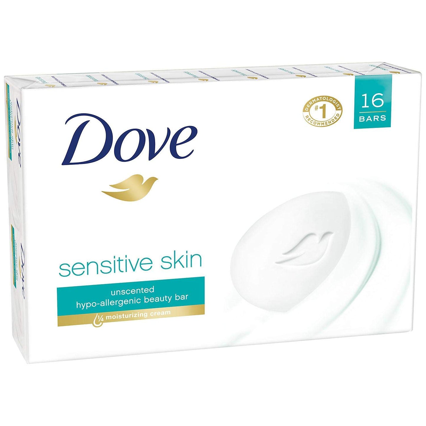 Dove Sensitive bar Soap (16 /4 Oz Net Wt 64 Oz),, ()-FemmiqueWomen