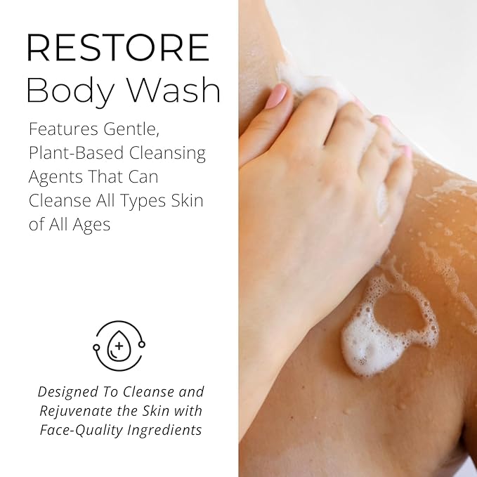 Doctor Rogers Hydrating Body Wash, Moisturizing Shower Cleanser, Dermatologist-Created Bath Soap For Women & Men, Cleanses & Repairs the Skin Barrier, Paraben & Sulfate-Free, 236 ml / 8 fl oz-FemmiqueWomen