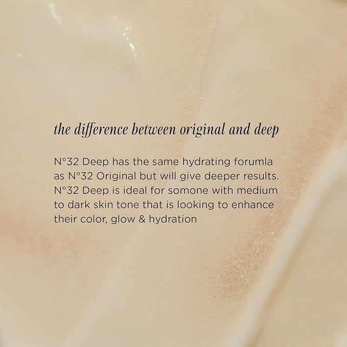 '+ Lux Unfiltered N°32 Deep Gradual Self Tanner, Hydrating Self Tanning Lotion with Shea Butter & Squalane - Non-Sticky, No Transfer, Natural-Looking Tan - Vegan & Cruelty-Free Sunless Tanner - Santal-FemmiqueWomen