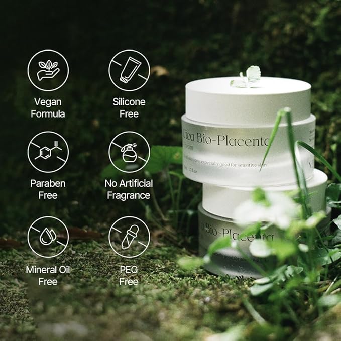 NDP Cica Cream - Gel Face Moisturizer for Sunburn Relief, lightweight Korean Moisturizer for Sensitive Skin, Centella Asiatica, Hydrating, Calming, Soothing (1.7 Fl oz / 50ml)-FemmiqueWomen