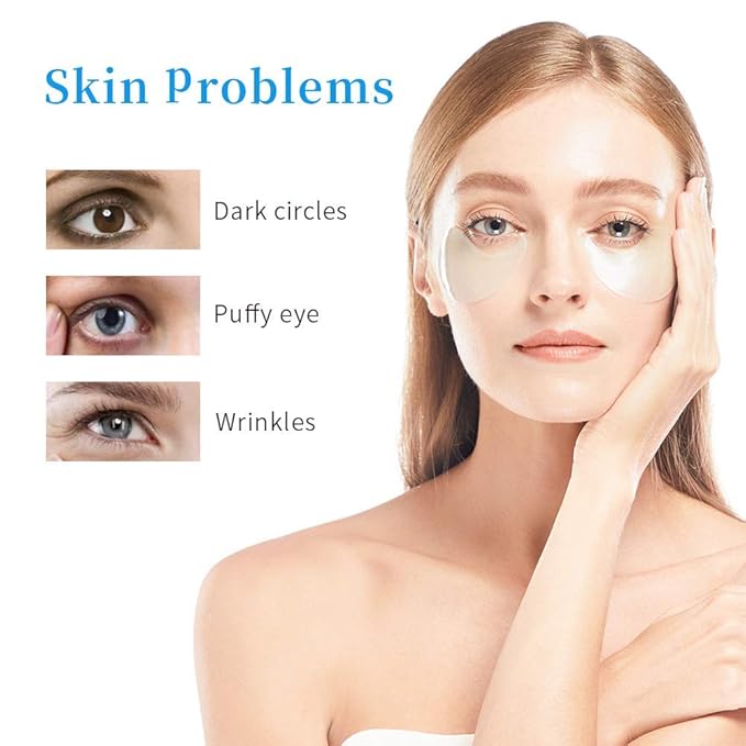 '+WIS+ Under Eye Patches, Collagen Eye Mask for Eye Moisturizing, Dark Circles, Wrinkles, Eye Gel Pads, Firming Eye Mask, Under Eye Bags, Eye Skin Care Pads With Collagen 30 Pairs-FemmiqueWomen