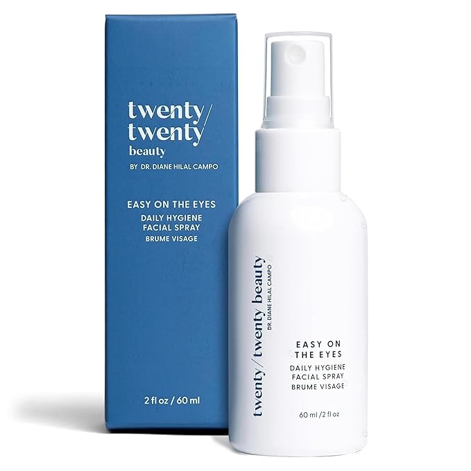 twenty/twenty Easy On The Eyes – 0.02% Hypochlorous Acid Spray to Cleanse Eyelashes – Reduce Eyelid Irritation – Safe for Sensitive Skin – Ophthalmologist Developed–Vegan, Clean Ingredients – 60ml-FemmiqueWomen