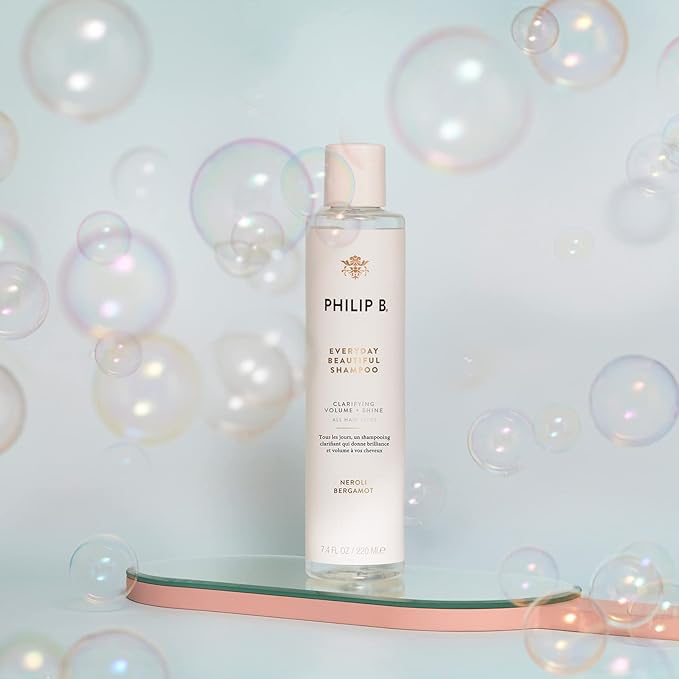 PHILIP B Everyday Beautiful Shampoo - 7.4 fl. oz. (220 ml) - Clarifying, Volumizing and Shine Enhancing, Removes Excess Buildup, Sulfate-Free, Made in USA-FemmiqueWomen