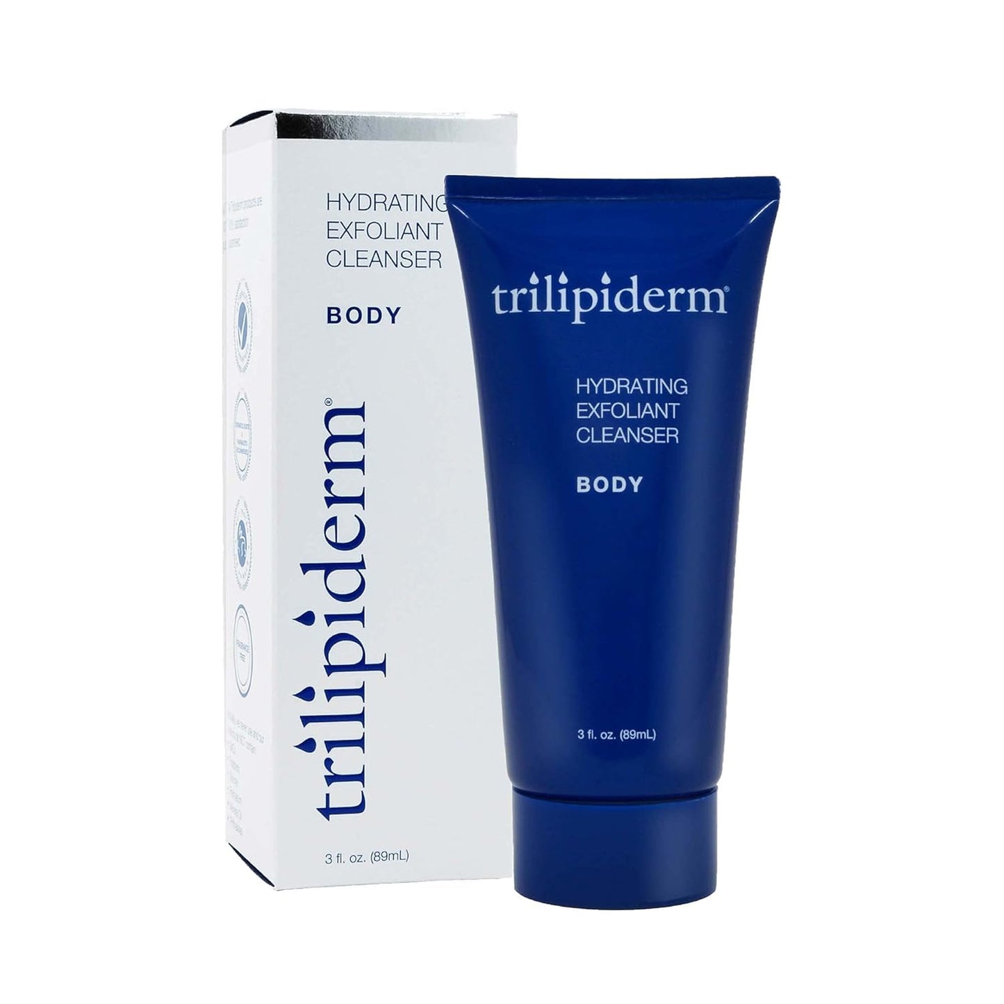 Trilipiderm Hydrating Exfoliant Cleanser – BODY, Antioxidant-Rich 3-in-1 Body Wash, Scrub and Hydrator, 3 Ounce Tube-FemmiqueWomen