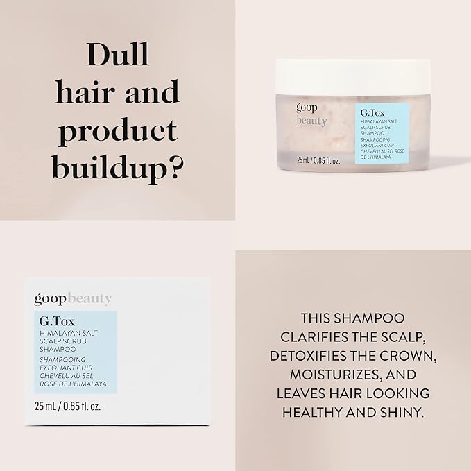 goop Beauty Scalp Scrub Shampoo | Exfoliator to Dexofiy & Purify | Himalayan Salt & Rosehip Oil | Cleanses Hair of Product Buildup | 6.7 fl oz-FemmiqueWomen